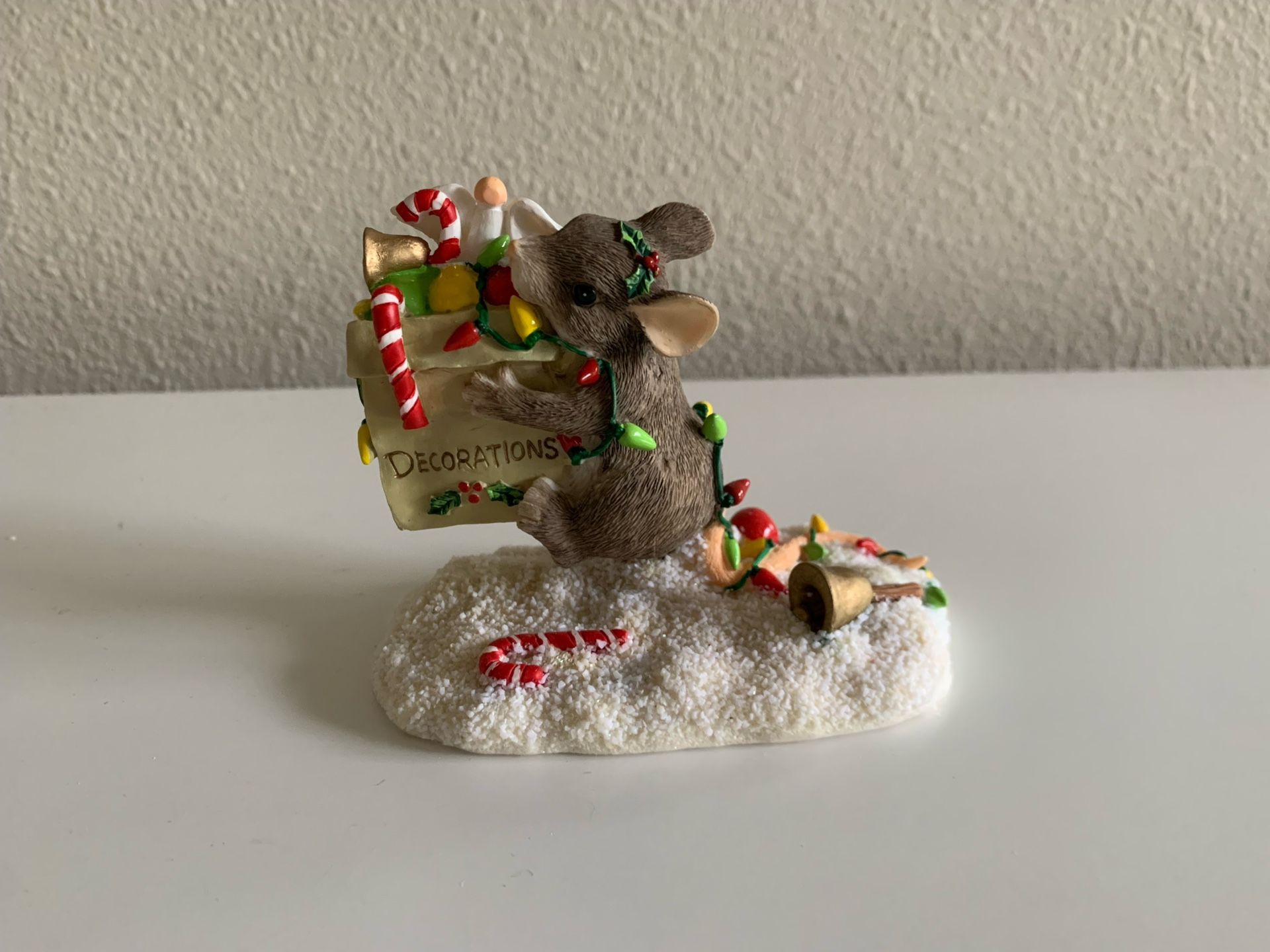 Charming Tails “All The Trimmings” 87/703 Holiday Mouse Figurine