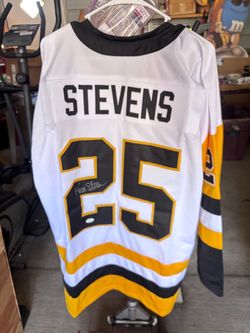 Kevin Steven Pittsburgh Penguin’s Autographed Pens hockey Jersey JSA COA