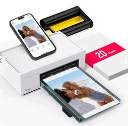 Liene M100 with additional 2 new cartridges and 80 sheets photo stock
