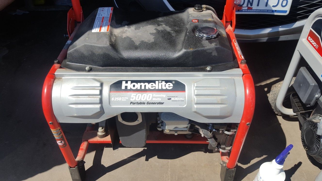 Homelite 5000 watt generator for Sale in Baltimore, MD OfferUp