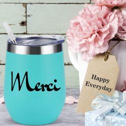 12oz Wine Coffee Drink Tumbler Personalized 