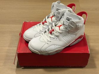 Jordan 6  Red White Men Size 10.5 w/ Box