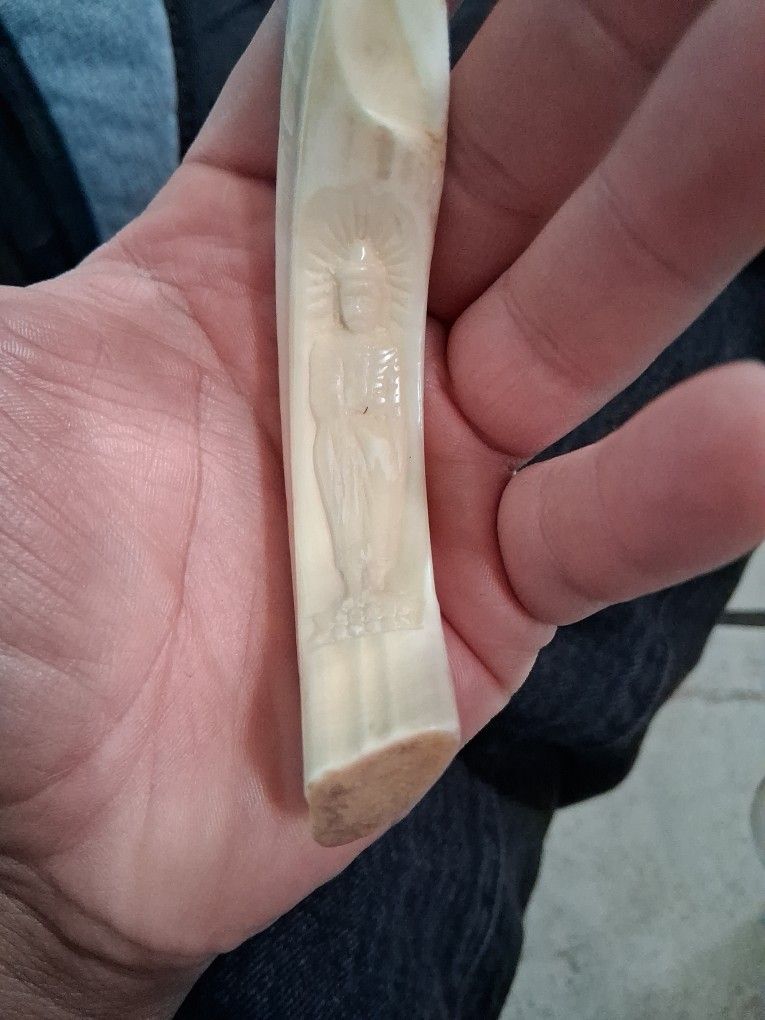 Carved Boar Tusk