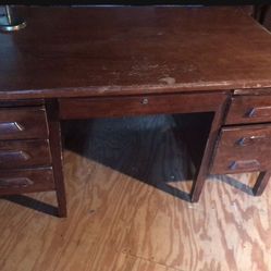 BiG Desk, Vintage, Antique, Wooden 