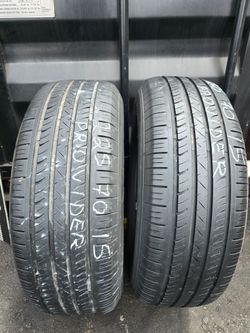 2 USED TIRES 225/70R15 PROVIDER   BOTH 2 TIRES INSTALLED AND BALANCED $100 ($50 each)