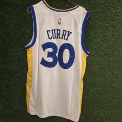 Golden State Warriors Curry #30 White Basketball Jersey