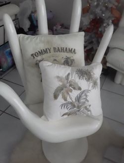 Two Tommy Bahama Throw Pillows