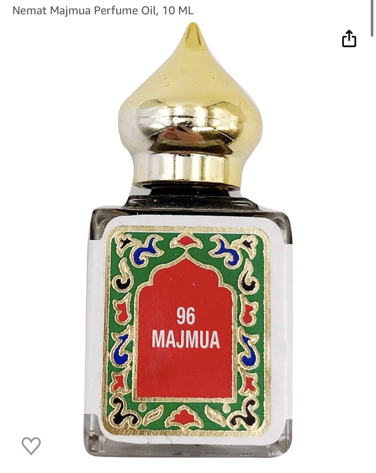 Nemat Majmua Perfume Oil, 10 ML