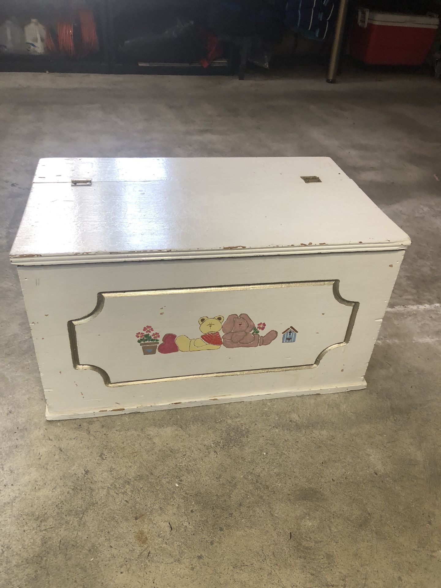 Wood Storage Or Play Chest