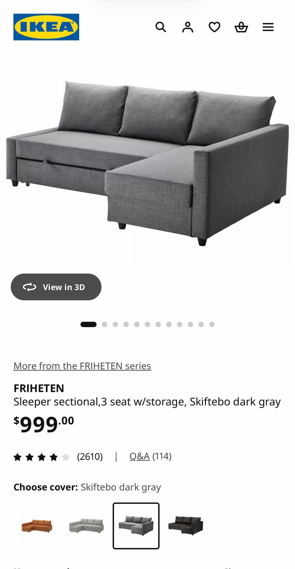 Ikea sofa at good condition