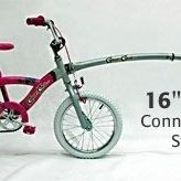 🌸 ConnectCycle 16" Girl's Bike + Towbar System