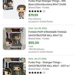 Stranger Things Funko Pop