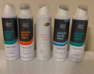 Dove whole body deodorant (2 for $15)