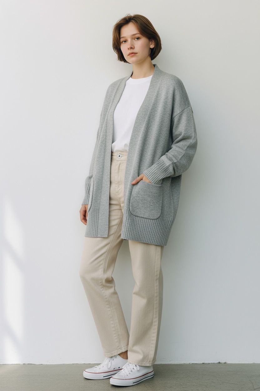 Grey New Day cardigan #cardigan