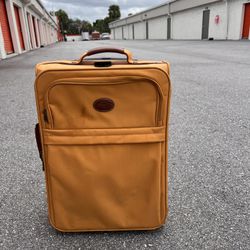 Longchamp Orange Suitcase