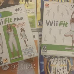 Nintendo Wii FIT Balance Board + 6 Games Bundle! (Nintendo Wii + Wii U)