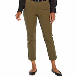 Banana Republic Olive Crop Pants 16