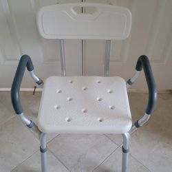 Shower Chair With Back & Arm Supports 