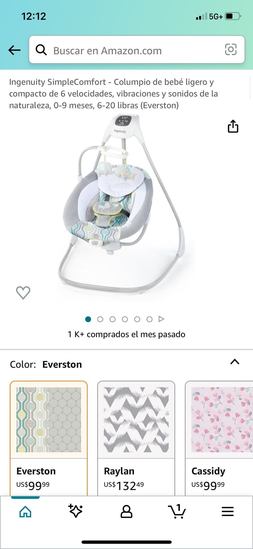 Ingenuity Baby Swing