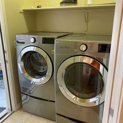 LG Stainless Steel Washer And Dryer Set