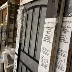 Security Door 34”x 80” And Metal Screen  No Glass 