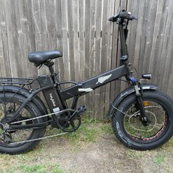 Heybike Mars Folding Fat-Tire Electric Bike – 500W, 48V – 270 Miles – Excellent Condition