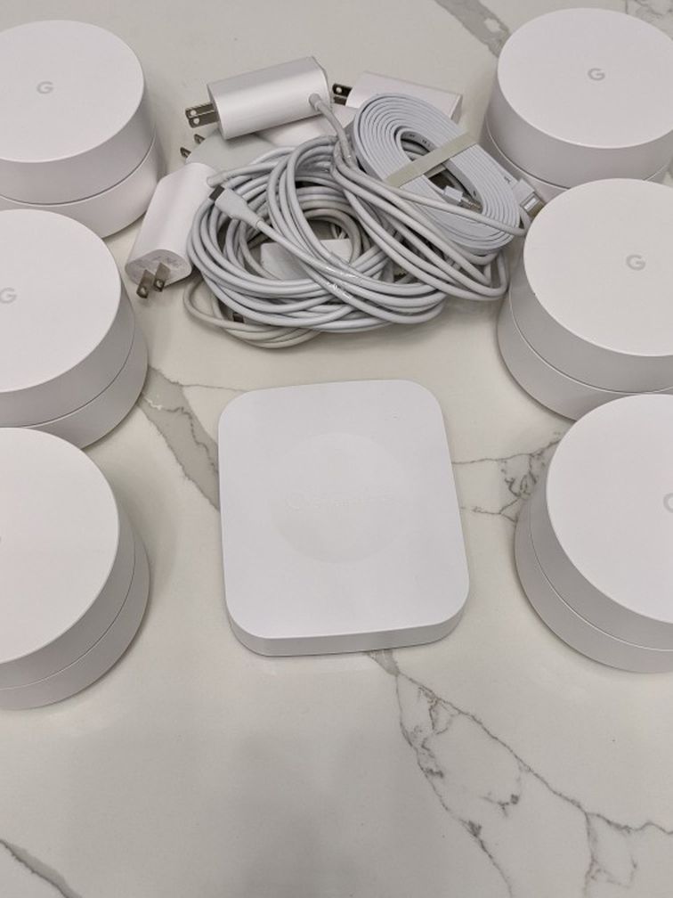 Google WiFi Mesh Routers And Smart Home System