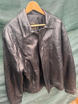 Casablanca Men’s Soft Leather Jacket  Size L/EL