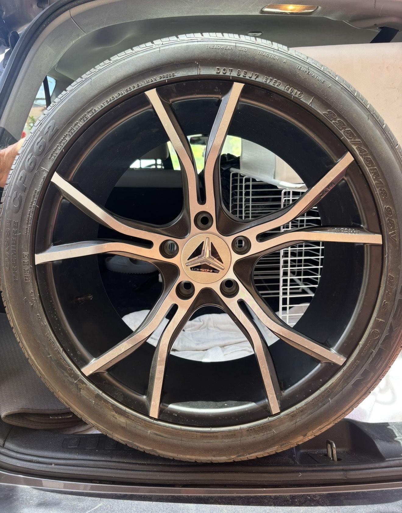 3 New Sling Shot Tires W Rims