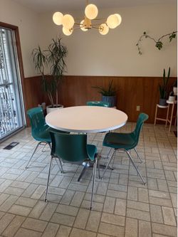 Vintage Herman Miller Style Dining Table