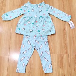 Carter's Baby Girl 2 Pieces Set, 18M