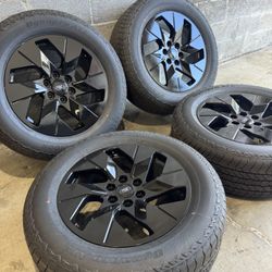 4x 20" Ford F150 Lightning STX OEM rims wheels Expedition tires 99%