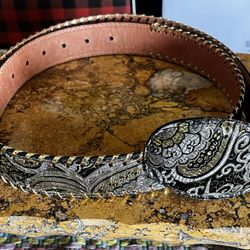 Western Leather Belt 