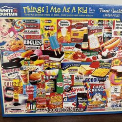 White Mountain 1,000 Piece Jigsaw Puzzle