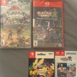 Pokemon Legends (Arceus And ZA) + Trench Coat Code+ Mega Dimensions DLC Code