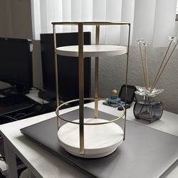 Spinning vanity stand $10
