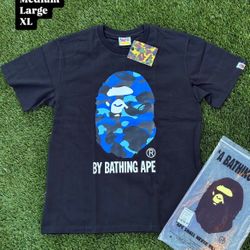 Dark Blue Ape Bape Shirt 