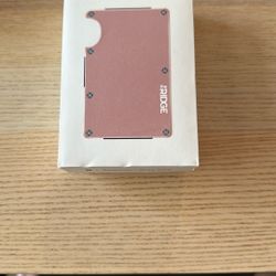 Rose gold Ridge Wallet