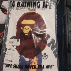 Bathing Ape Tie Dye College Tshirt