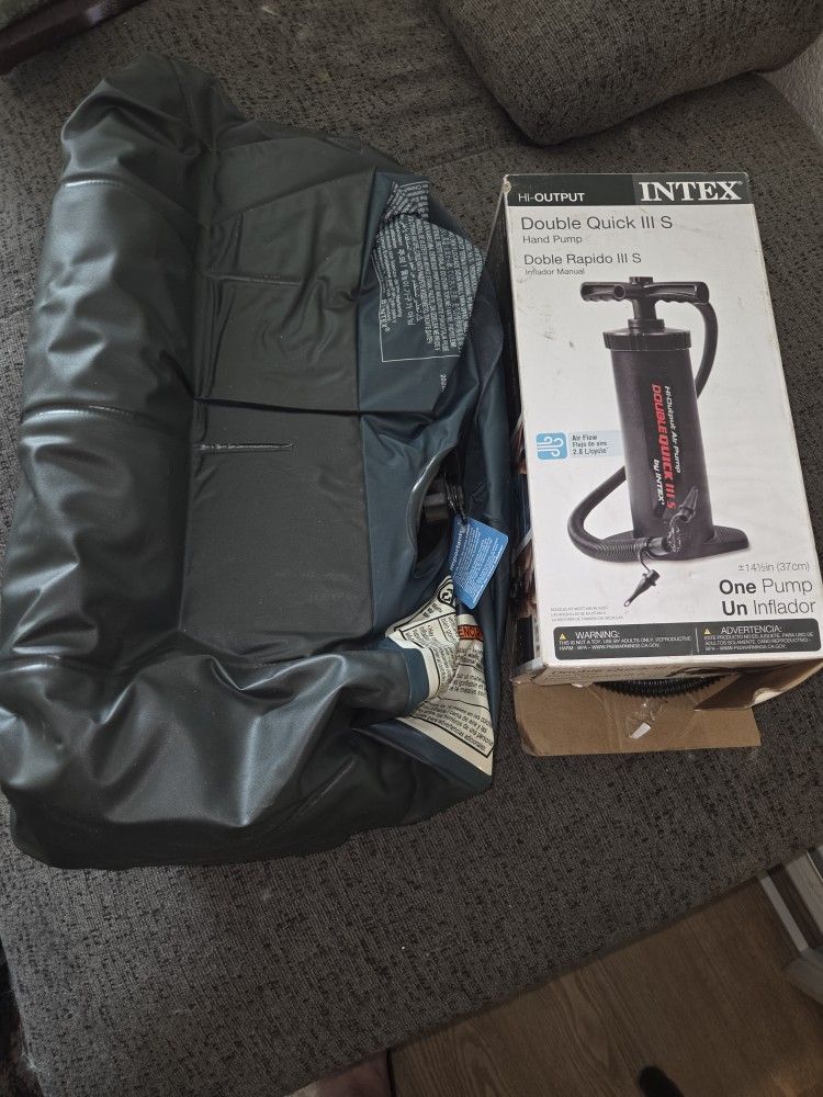 Queen Size Air Mattress And Pump