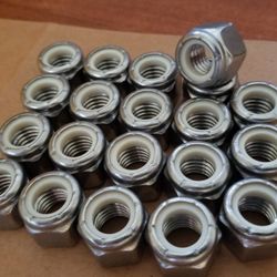 1/2" Stainless Steel Lock Nuts 20PACK 