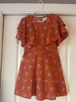 ASOS DESIGN MINI BACKLESS DRESS WITH FRILL SLEEVES IN BRIGHT FLORAL PRINT