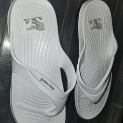 Greenbox White Sandals Size 7M/8W