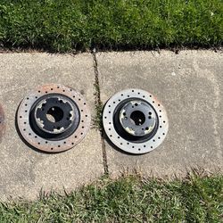 Drilled Brake Rotors From 2007 Honda S2000 Front And Rear