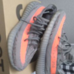 Orange Reflective Yeezyd Size 10