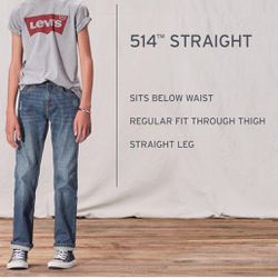 Levi's Boys' 514 Straight Fit Jeans 