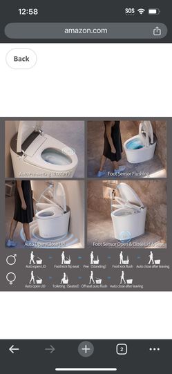 🔥🔥It was $1000, now it's $600 🔥🔥Brand New Smart Toilet In Box