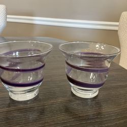 Glass dish/candle Holder