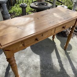 Unfinished pine  table