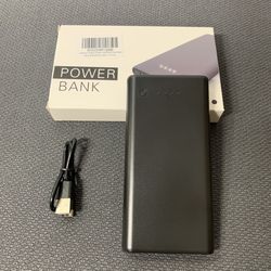 Portable Charger Power Bank 26800mah, Ultra-High Capacity Safer External Battery Pack Compact with High-Performance and 2 USB Output